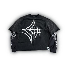 VEINS OF SAVA DOUBLE LAYERED TEE