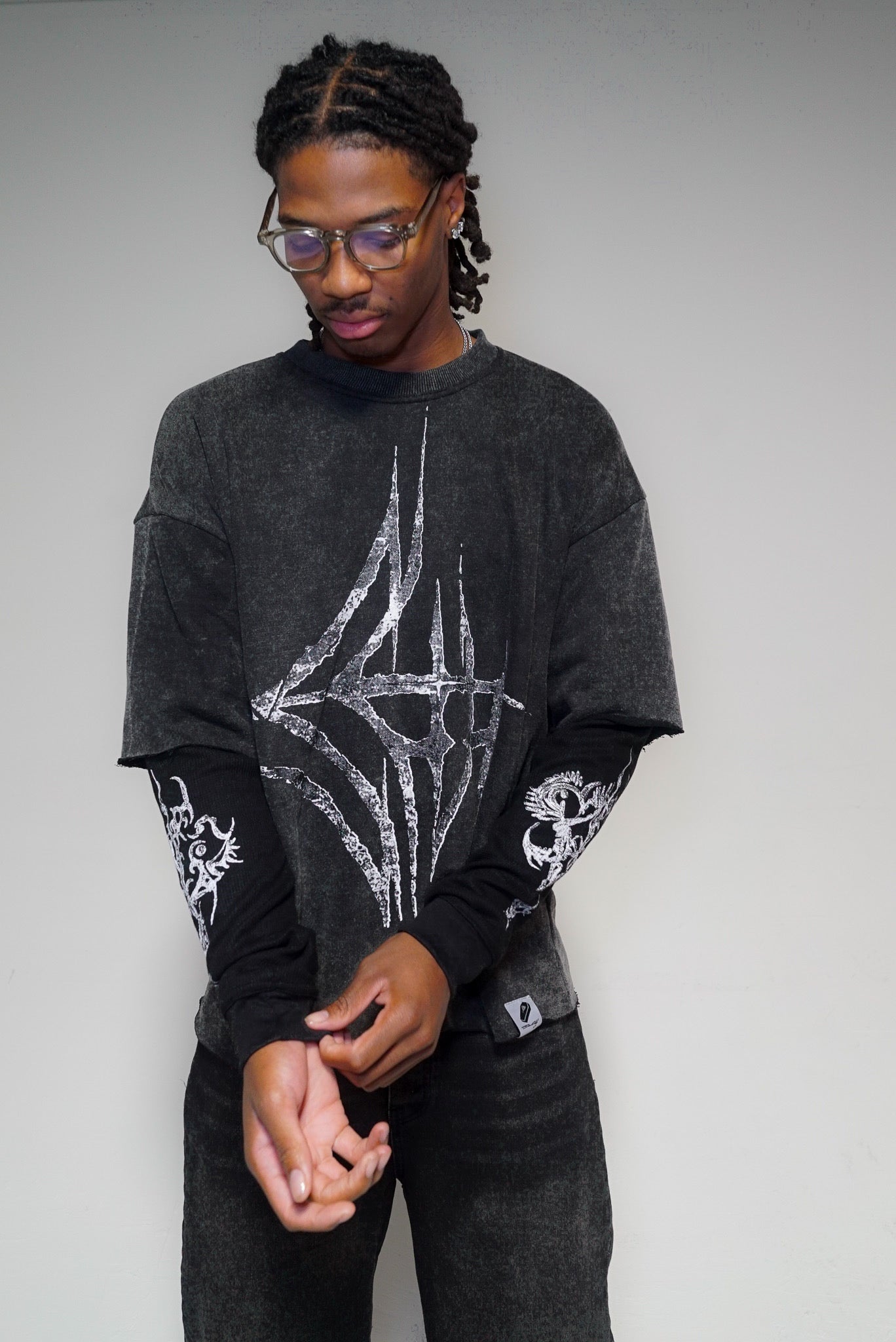 VEINS OF SAVA DOUBLE LAYERED TEE