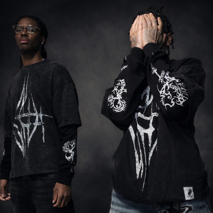 VEINS OF SAVA DOUBLE LAYERED TEE