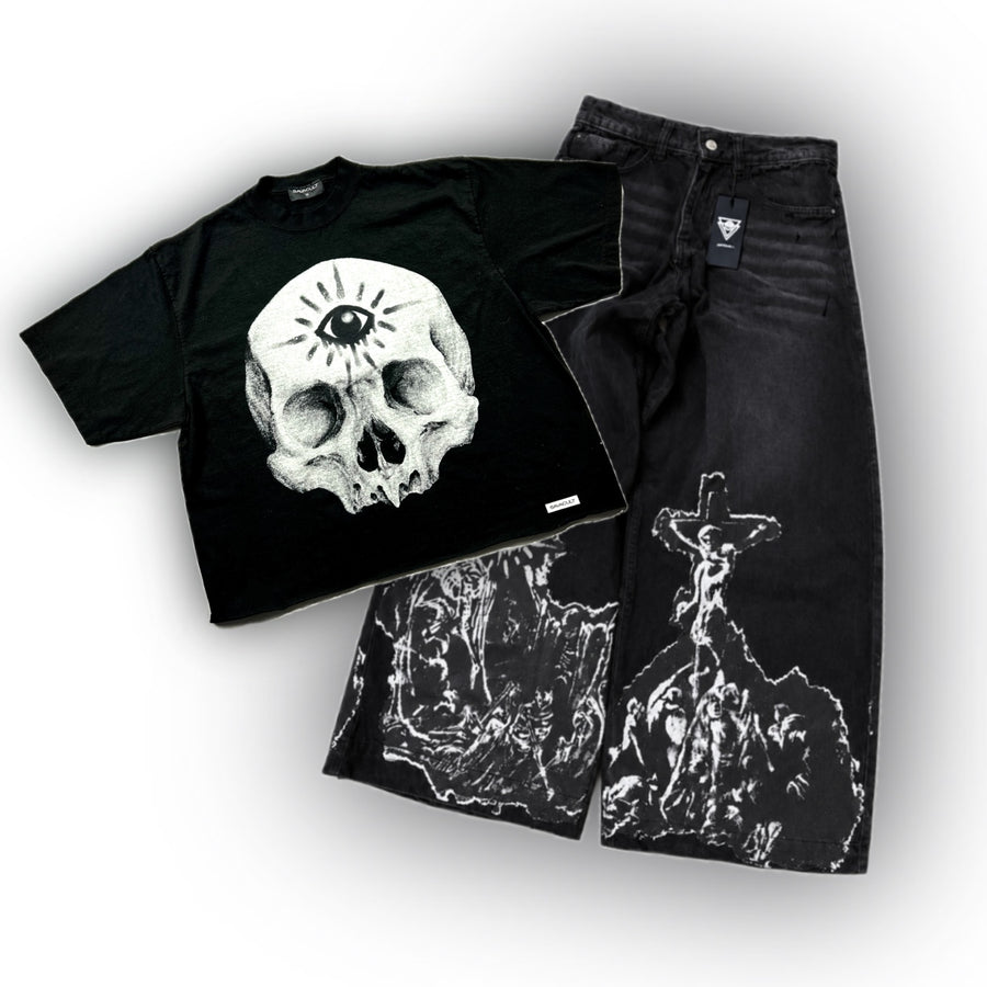 MIDNIGHT WAR BUNDLE - PHASE II featuring Spiritual Awakening Tee and Midnight WAR DENIM V3