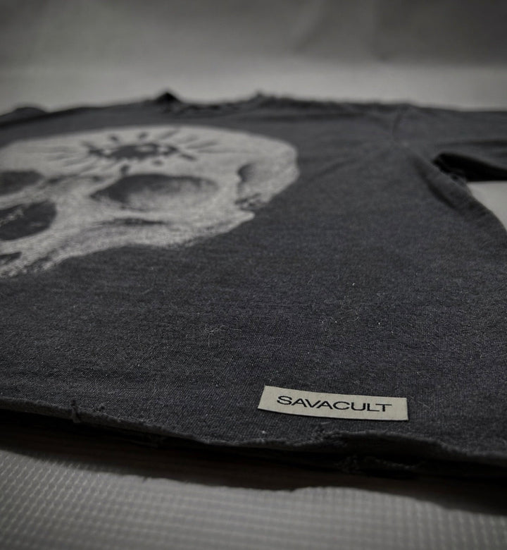 SPIRITUAL AWAKENING TEE Vintage fabric and tag detail